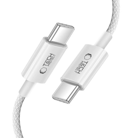 Kabel przewód USB-C PD 60W 3A 100 cm - szary