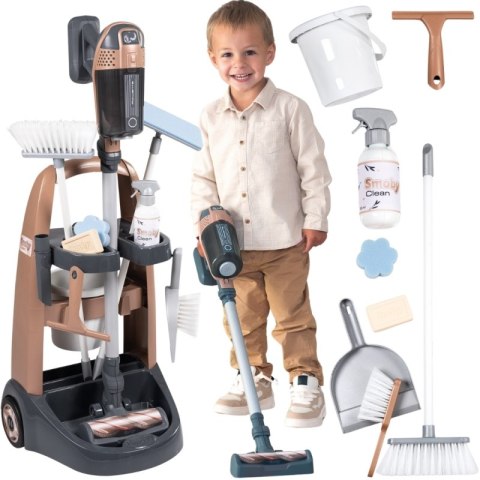 SMOBY Rowenta Wózek do Sprzątania z Odkurzaczem