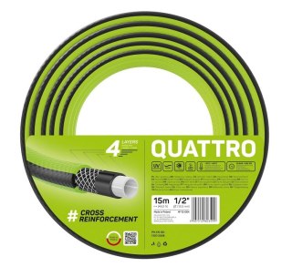 WĄŻ OGRODOWY QUATTRO 1/2'' 15M
