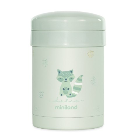 ND19_ML89441 Termos na jedzenie z 2 pojemnikami hermetycznymi 700 ml Dolce - Miętowy