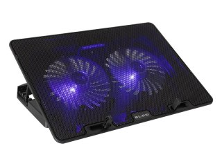 66-364# Podstawka chłodząca laptop 2 fan samba blue