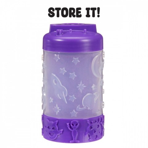 Piasek kinetyczny wonder factory never dry sand bag, fioletowy, turkusowy