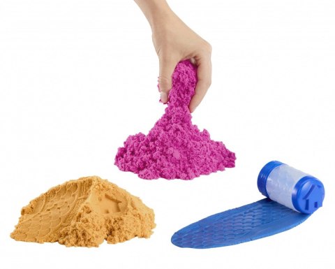 Piasek kinetyczny wonder factory never dry sand bag, pomarańczowy, czerwony