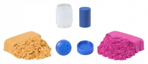 Piasek kinetyczny wonder factory never dry sand bag, pomarańczowy, czerwony