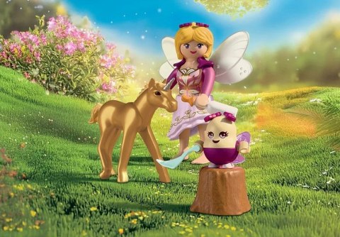 Zestaw z figurkami princess magic 71844 złoty Źrebak z wróżką