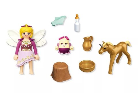 Zestaw z figurkami princess magic 71844 złoty Źrebak z wróżką
