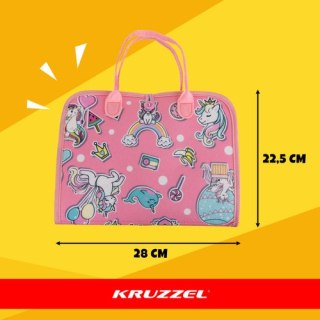 Książeczka manipulacyjna - różowa Kruzzel 26880