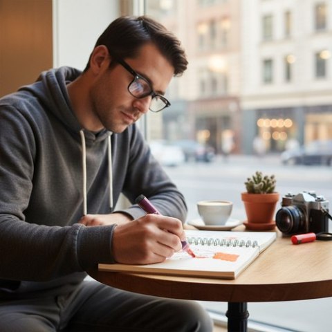 Markery akrylowe- zestaw 24szt. Maaleo 25790