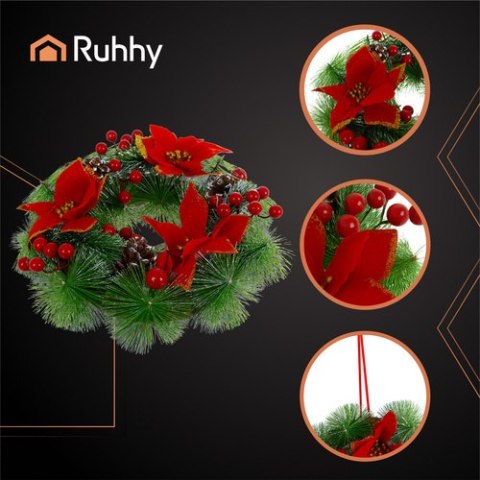 Stroik świąteczny 30cm Ruhhy 26470