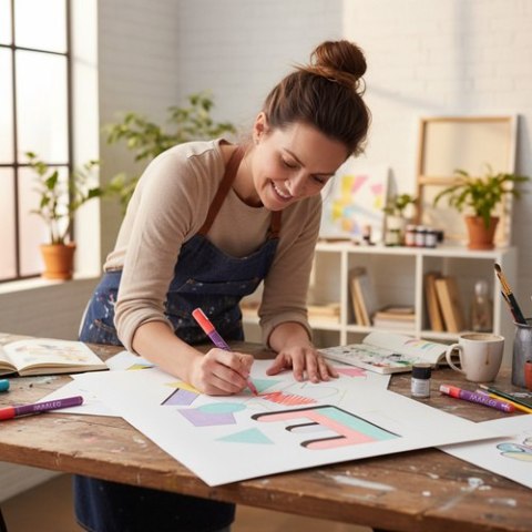 Zestaw markerów dekoracyjnych 12szt. Maaleo 25743