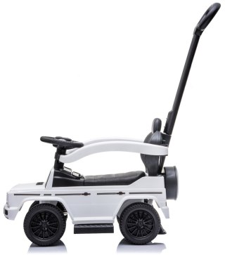 ND31_J05_045_0_2 Jeździk pchacz chodzik dla dziecka Mercedes Benz G350d z popychaczem biały