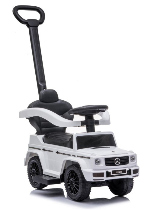 ND31_J05_045_0_2 Jeździk pchacz chodzik dla dziecka Mercedes Benz G350d z popychaczem biały