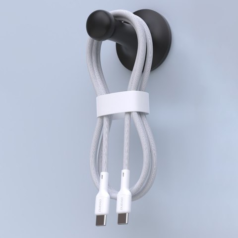 Kabel przewód USB-C 65W 1m - biały