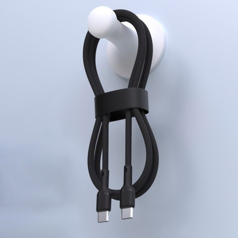 Kabel przewód USB-C 65W 2m - czarny
