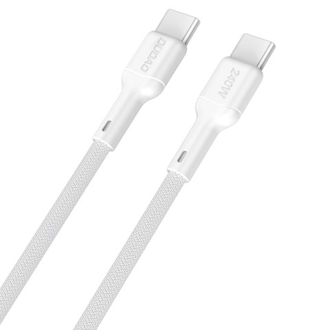 Kabel przewód USB-C PD 240W 2m - biały