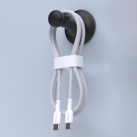 Kabel przewód USB-C PD 240W 2m - biały