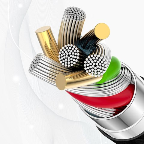 Kabel przewód USB-C PD 240W 2m - biały