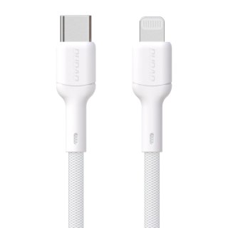 Kabel przewód USB-C - iPhone Lightning 30W 1m - biały