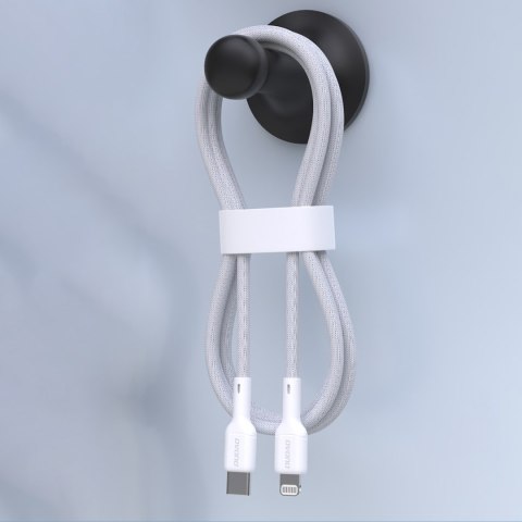 Kabel przewód USB-C - iPhone Lightning 30W 2m - biały