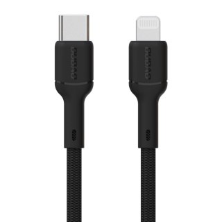 Kabel przewód USB-C - iPhone Lightning 30W 2m - czarny