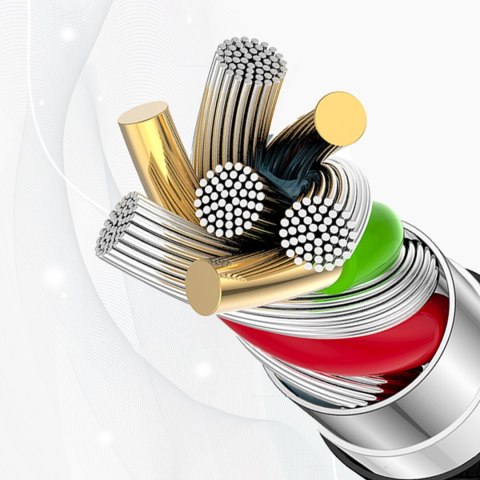 Kabel przewód USB-C - iPhone Lightning 30W 2m - czarny