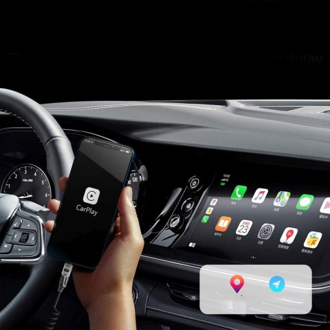 Kabel przewód spiralny 4w1 USB-A / USB-C - Lightning / USB-C - czarny