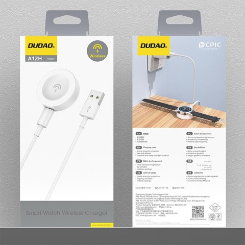 Ładowarka bezprzewodowa do smartwatchy zegarków Huawei - biała