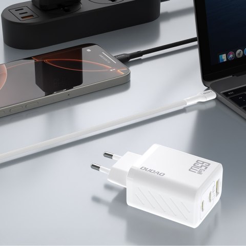 Ładowarka sieciowa A29 GaN USB-C USB-A 65W - biała