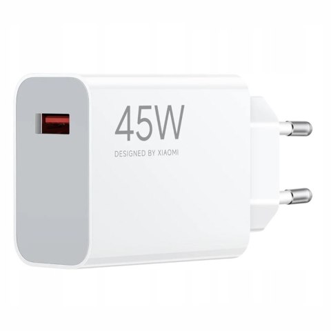 Ładowarka sieciowa TurboCharge USB-A 45W - biała