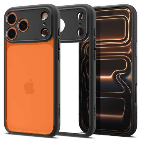 Etui case plecki na iPhone 17 Pro Max Ultra Hybrid - czarny mat