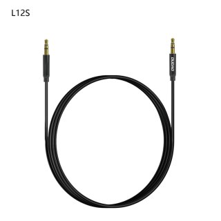 Kabel przewód stereo AUX mini jack 3.5mm 1m - czarny