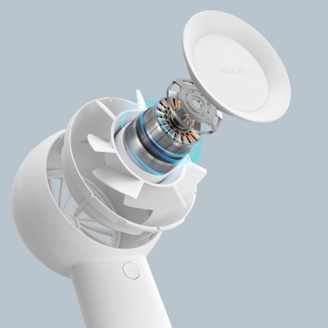 Mini wiatrak wentylator przenośny USB-C 4000mAh - biały