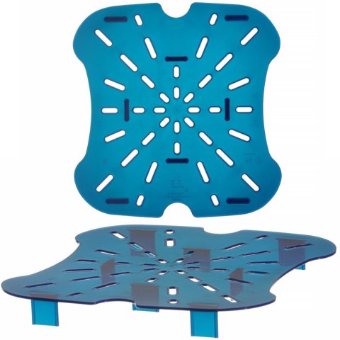 Ociekacz sztuczne dno do pojemników Cambro 11.4 / 17.2 / 20.8 l 232x222x25 mm - niebieski