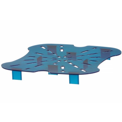 Ociekacz sztuczne dno do pojemników Cambro 11.4 / 17.2 / 20.8 l 232x222x25 mm - niebieski