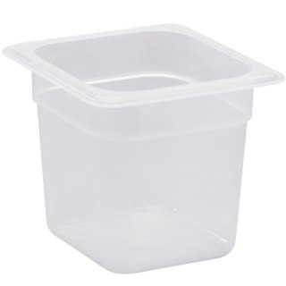 Pojemnik do żywności GN 1/6 2.2 l 162x176x150 mm - przezroczysty