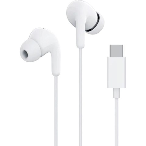 Słuchawki przewodowe douszne z pilotem Xiaomi BHR8931GL USB-C - białe