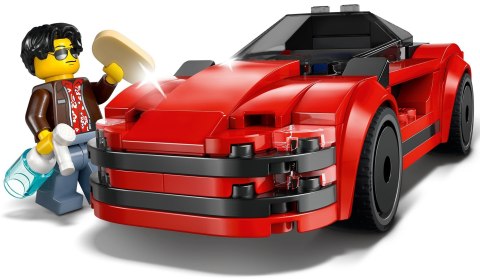 LEGO CITY 60448 Czerwony samochód sportowy