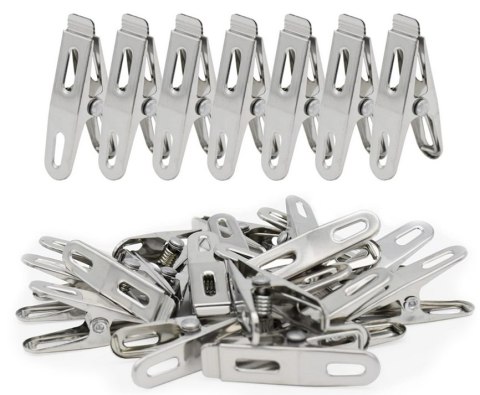 Klamerki Spinacze Do Prania Ubrań Bielizny Metalowe 20 szt. - 27327