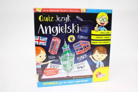 Lisciani Im a genius Quiz język angielski 48892
