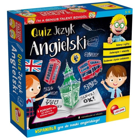 Lisciani Im a genius Quiz język angielski 48892