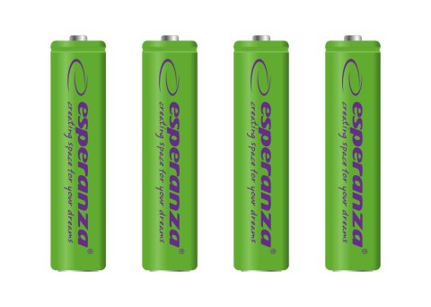 EZA102G Esperanza akumulatorki ni-mh aaa 1000mah 4szt. zielone