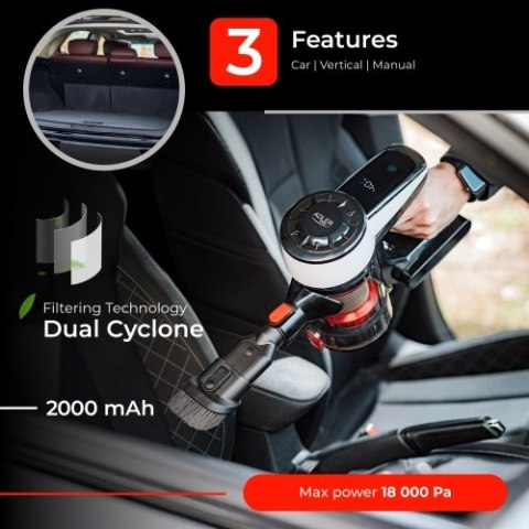 AD 7048 Odkurzacz pionowy - bezworkowy z bezszczotkową technologią silnika