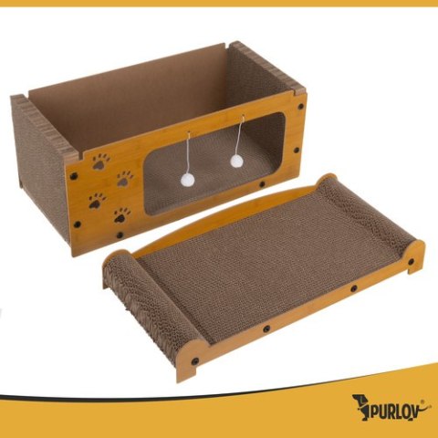 Drapak dla kota - piętrowy domek Purlov 27016