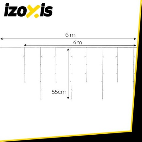 Lampki zew. 100LED 4m Izoxis 26858