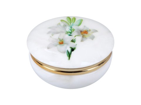 Kasetka alabastrowa okrągła 10cm