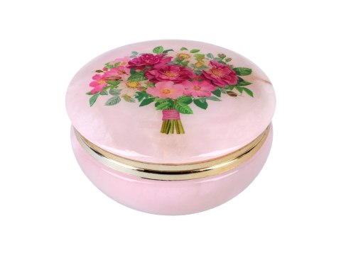 Kasetka alabastrowa okrągła 10cm