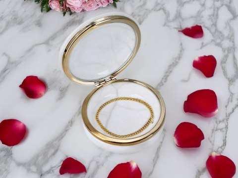 Kasetka alabastrowa okrągła 10cm