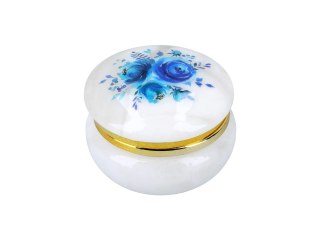 Kasetka alabastrowa okrągła 6cm (w pudełku)