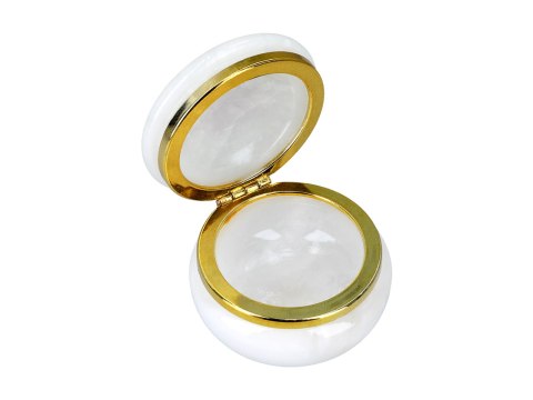 Kasetka alabastrowa okrągła 6cm (w pudełku)