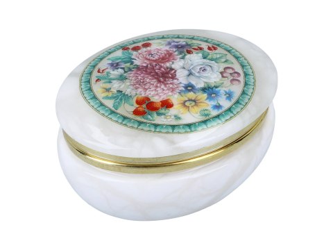 Kasetka alabastrowa owal 10x8cm